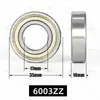 Rodamiento de Bolas de Ranura Profunda Ningbo Yuansheng 17*35*10 Herrajes y Electromecánico 6003Zz/Rs Rodamiento 6003 Rodamiento de Precisión