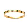 Europa e Estados Unidos INS pulseira retrô de aço inoxidável pulseira que não desbota design feminino senso de alta qualidade requintada joia de mão de zircônia