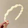 Diadema Facial Esmerilada Simple, Accesorio para el Cabello para Mujeres, Herramienta para Fijar el Cabello de Verano, Pinza para el Cabello con Dientes Antideslizante para Lavar