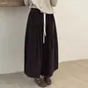 Pantalones Casuales de Pana para Mujer para Otoño e Invierno, Forro Polar, Engrosados, Petite, Holgados, Adelgazantes, Elegantes, Culottes, Pantalones de Pierna Ancha