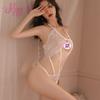 Pinxian lencería sexy femenina al por mayor uniforme tentación agua muerta body archivo abierto encaje libre perspectiva de tres puntos 2085