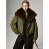 2026 Invierno Nuevo Estilo Coreano Abrigo de Piel Finlandesa para Mujer Corto Clásico Joven y Elegante Chaqueta de Algodón Versátil Moda Ropa de Algodón