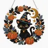 Pintura de Diamantes Transfronteriza Más Vendida Calabaza de Halloween Pintura de Diamantes Adornos de Navidad Pintura de Diamantes DIY Kit de Pintura de Diamantes