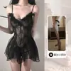 Lingerie Novo Estilo Puro Desejo Roupa de Dormir Sexy Provocante Uniforme Privado Tentação Apaixonada Transparente Garota Quente Charmosa