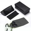 Set de gafas cielo y tierra caja cubierta bolsa para gafas paño para gafas bolsa para gafas a juego LOGO imprimible set de caja para gafas al por mayor