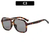 Gafas de sol cuadradas retro elegantes de alta gama europeas y americanas tipo aviador, versátiles para mujer, protección solar de moda para exteriores, gafas de sol transfronterizas