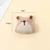 Tecido Estilo Floresta Preenchido com Algodão Acessórios de Desenho Animado, Broches Fofos Coloridos de Cavalinho e Cachorrinho, Acessórios de Cabelo, Materiais e Acessórios para DIY em Roupas