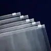 Bolsa Transparente Mate con Cremallera para Ropa Bolsa de Plástico Pe para Sujetador y Ropa Interior Bolsa Mate para Empaque de Ropa Camisetas Bolsa Auto-Sellante