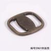 Hebilla de cuero de 20 mm o menos de longitud, hebilla de bronce cepillado para equipaje, hebilla de zapato, hebilla de pasador, accesorios de ropa, flor de zapato, fuente de fábrica