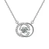 Collar de Corazón Pulsante Nuevo Original Estrella Doble G Doble C Nicho Lujo Ligero Cadena Alta para Clavícula Regalo de Cumpleaños para Mujer