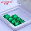 Piedra preciosa Tsavorita de corte rectangular biselado, granate sintético de itrio y aluminio verde esmeralda piedra suelta piedra principal venta al por mayor