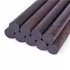 Contas de Sândalo Roxo, Cabos de Madeira Esculpida, Varetas Redondas Pequenas, Varetas de Madeira para DIY, Hastes de Pincel, Diâmetro 1,2cm