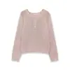 Prendas de punto con botones transfronterizas europeas y americanas para mujer, manga larga casual, nuevo producto, cuello redondo, para ir al trabajo en verano
