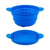 En Stock Multiusos Resistente a Altas Temperaturas Cocina Exterior Cesta de Frutas Verduras Portátil Plegable Silicona Cesta de Drenaje Lavabo para Lavar Verduras
