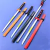 Juguete Infantil Espada de Madera Regalo Pequeño Samurai Deadpool Espada Doble Prop de Cosplay Arma Espada de Madera Espada de Madera Sin Filo