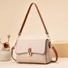 Bolsa Feminina 2024 Nova Bolsa Feminina Bolsa Mãe de Meia-Idade Bolsa de Ombro Casual Feminina Grande Capacidade Multicompartimento Crossbody Bolsa