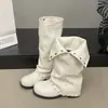 Botas Retrô de Salto Grosso de Alta Qualidade para Mulheres Outono 2026 Novo Estilo Combinam com Saias Botas Western Botas para Calças de Equitação Botas Longas