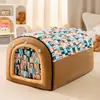 Cama para Perro Grande de Otoño e Invierno Tamaño Mediano y Grande Casa para Perro Casa de Perro Cama para Perro Lavable Nido para Mascota Cama Universal para Gato para Todas las Estaciones