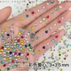 Pedras Strass de Fundo Plano Flor de Ameixa para Nail Art, Pequenas Flores Coloridas Brilhantes Decorações de Unhas, Unhas Brancas e Rosas, Strass K9 Atacado