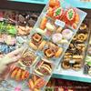 Divertidos Clips para el Cabello Infantiles con Temática de Comida: Pan de Hot Dog, Macarons, Donas, Pizza - Pasadores Laterales Originales para Niña