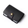 Nuevo de Fábrica Cuero Vacuno Multi Tarjeta Tarjetero Retro Cuero Crazy Horse Antidesmagnetización Estuche para Tarjetas Bancarias Bolso de Cuero Genuino para Tarjetas Bolso para Hombre