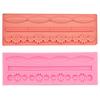Lace Wave Cake Decoração Molde Chocolate Flip Candy Decoração Mold Tool H1810 Molde Cake
