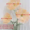 Flores Artificiales de Seda, Flores de Seda, Flores Gigantes de Gasa Hechas a Mano, Accesorios para Escenario de Bodas, Decoraciones para Ventanas de Fotografía