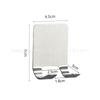 Gancho de acero inoxidable transfronterizo sin perforaciones, gancho adhesivo para puerta, gancho metálico para ropa de baño, gancho individual para almacenamiento de cocina