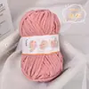Hilo de Hilo de Hielo de Terciopelo de Nube Tejido a Mano Hilo Grueso DIY Bufanda de Tejido para Bebé Hilo para Cojín de Asiento de Muñeca Hilo para Zapatos de Ganchillo