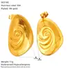Pendientes Irregulares Exagerados de Ala Cuadrada de Acero de Titanio Dorado de Nuevo Estilo Transfronterizos para Hombres y Mujeres, Temperamento, Accesorios de Moda y Listos para Usar