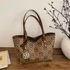 Bolsa de Hombro Retro Floral 2026 para Mujer, Gran Capacidad, para el Trabajo, Bolso de Mano, Bolso Versátil de Moda, Estampado Retro