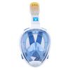 Equipo de Natación para Niños Máscara Completa de Snorkel Totalmente Seca Anti-Asfixia Agua Anti-Vaho Silicona Líquida Máscara Respiratoria Submarina