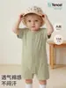 Body de manga corta para bebé, estilo verano fino, Clase A 10A, ropa antibacteriana para lactantes, para niños y niñas