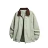 Chaqueta Trendy con Solapa para Hombre, Atuendo Elegante y Único para Primavera y Otoño, Chaqueta Casual Versátil en Rosa, Negro y Morado