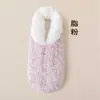 Meias de Lã de Cordeiro Transfronteiriças para Mulheres, Outono e Inverno, Espessadas, Quentes para Maternidade, Pelúcia, para Dormir, Casa, Antiderrapantes, Meias de Chão em Fleece