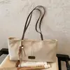 Comercio Exterior Bolso Tote Retro Europeo y Americano Esmerilado para Mujer 2026 Nueva Llegada Principios de Otoño Gran Capacidad Bolso de Hombro Único de Gama Alta