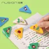 Clip Triangular Colaboración Deli Gu Man Papelería Multifuncional Documento Patrón de Dibujos Animados Joguman Dopamina Alto Valor Estético