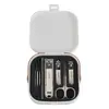 Cortador de Unhas Anti-Salpico Transfronteiriço Conjunto de Manicure Portátil de 5 Peças Manual Cortador de Unhas com Logo Impresso