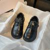 Sapatos de couro pequenos infantis 2025 primavera novos meninos e meninas com terno escola desempenho alunos sapatos de couro sapatos de desempenho