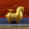 Adornos de Aleación para Transferencia de Dinero Caballo Tang Lingote Adornos Giratorios de Mano para Hacerte Rico Inmediatamente Adornos de Decoración para el Hogar y la Oficina