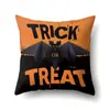 Funda de Almohada de Halloween TC616 Almohada Lumbar de Coche Funda de Cojín de Calabaza para Sofá Funda de Almohada para Oficina Hogar Sala de Estar