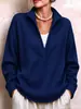 Europa Transfronteriza Comercio Exterior 2026 Otoño/Invierno Nuevo Estilo para Mujer Top de Punto Waffle con Abertura y Cuello Profundo en V