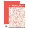 Papel Embalagem Artístico Espesso Papel Mármore Siciliano Papel Kraft Papel para Buquê Embalagem de Flores Artificiais Atacado