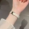 Correa de reloj de cuero con incrustaciones de diamantes adecuada para Huawei watch gt5 pro/4/watch5/gt6 Xiaomi S4 para mujer de 41 mm