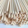 Palitos de pino en stock para niños, bricolaje, hechos a mano, modelo de palito, palito redondo, madera maciza, palito de helado, palito redondo, palito redondo