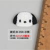 Parche Bordado de Tela Estilo Chino Panda Blanco y Negro Insignia Material para Pasador de Pelo Infantil Decoración para Funda de Teléfono Zapato Sombrero Accesorios