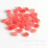 12mm buena textura multicolor con agujeros laca de camelia tallada agujero lateral color flor de rosa flor de flor accesorios de joyería diy