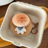 Monedero de Felpa con Forma de Comida, Muñeco Lindo, Bolsa para Auriculares, Portatarjetas, Bolsa de Felpa de Dibujos Animados, Accesorios Colgantes