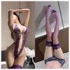 Yuying Ropa interior sexy europea y americana sensación caliente encaje cuello mono puro querer abrir archivo pasión pijamas libres 506