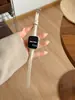Correa de Cuero Ultra Fina Ajustada para Apple Watch Adecuada para Apple Watch Series 12/11/10